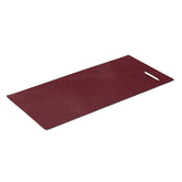 Burgundy Bonded Leather No Core Rollable Desk Mat, 36 x 17